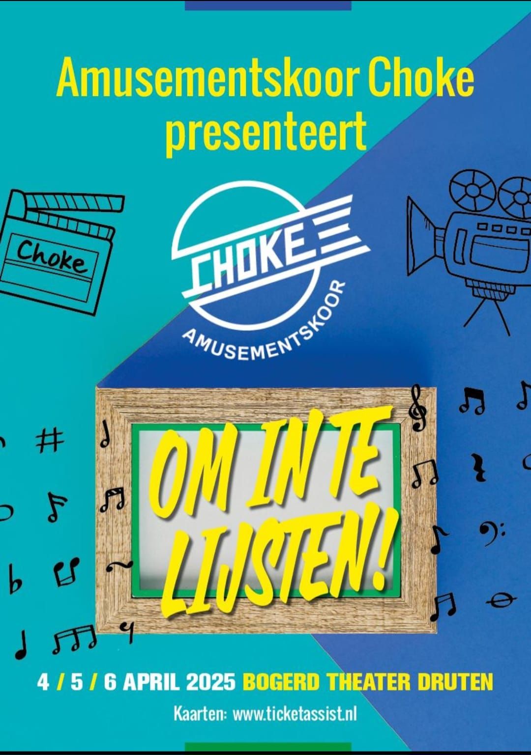 Show 'OM IN TE LIJSTEN'