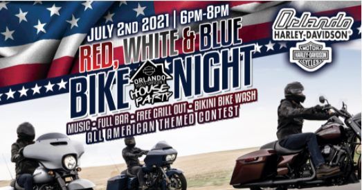 OHD House Party - Red, White and Blue Bike Night