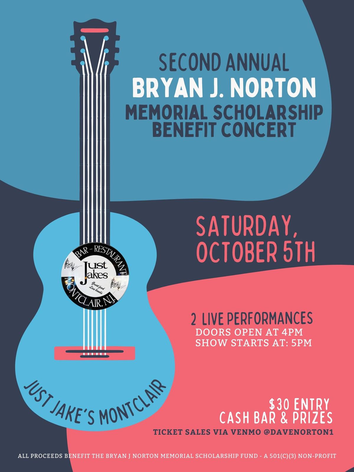 Second annual benefit concert in honor of Bryan J Norton