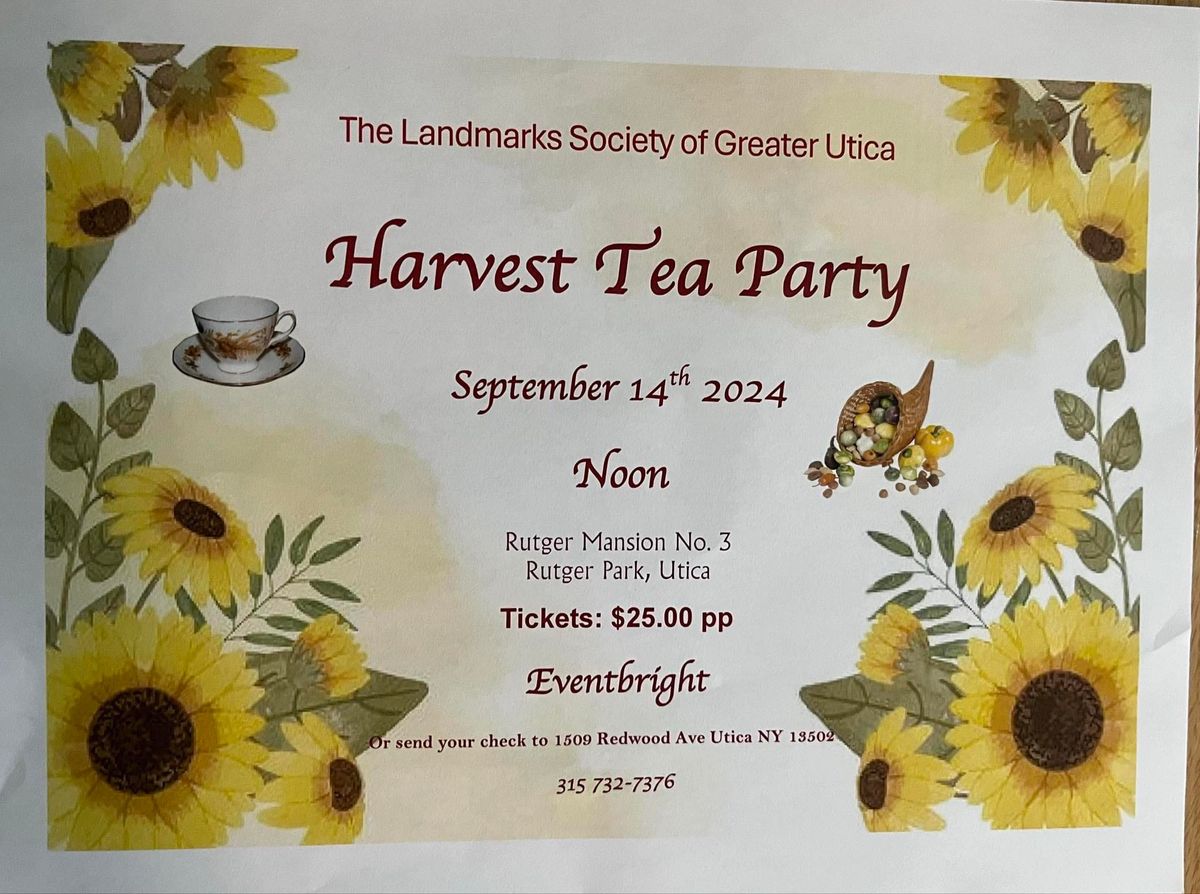 Harvest Tea Party
