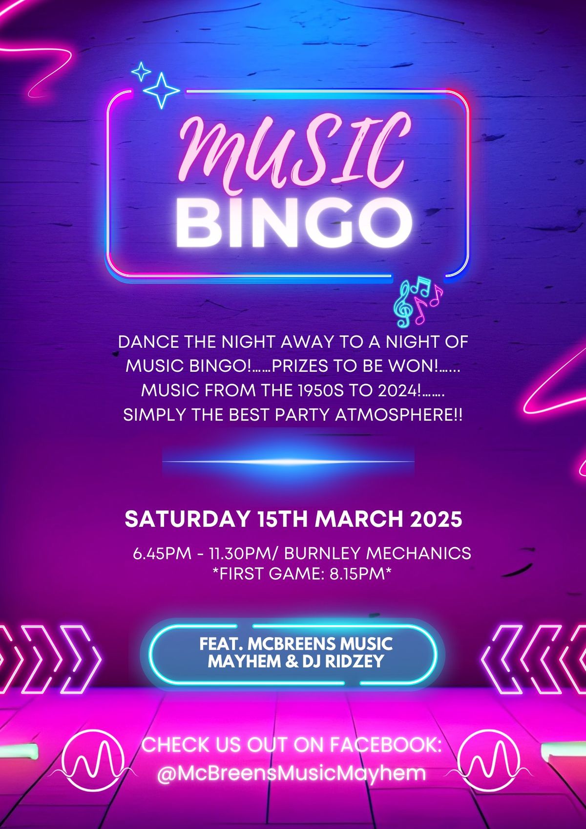 McBreen\u2019s Music Bingo