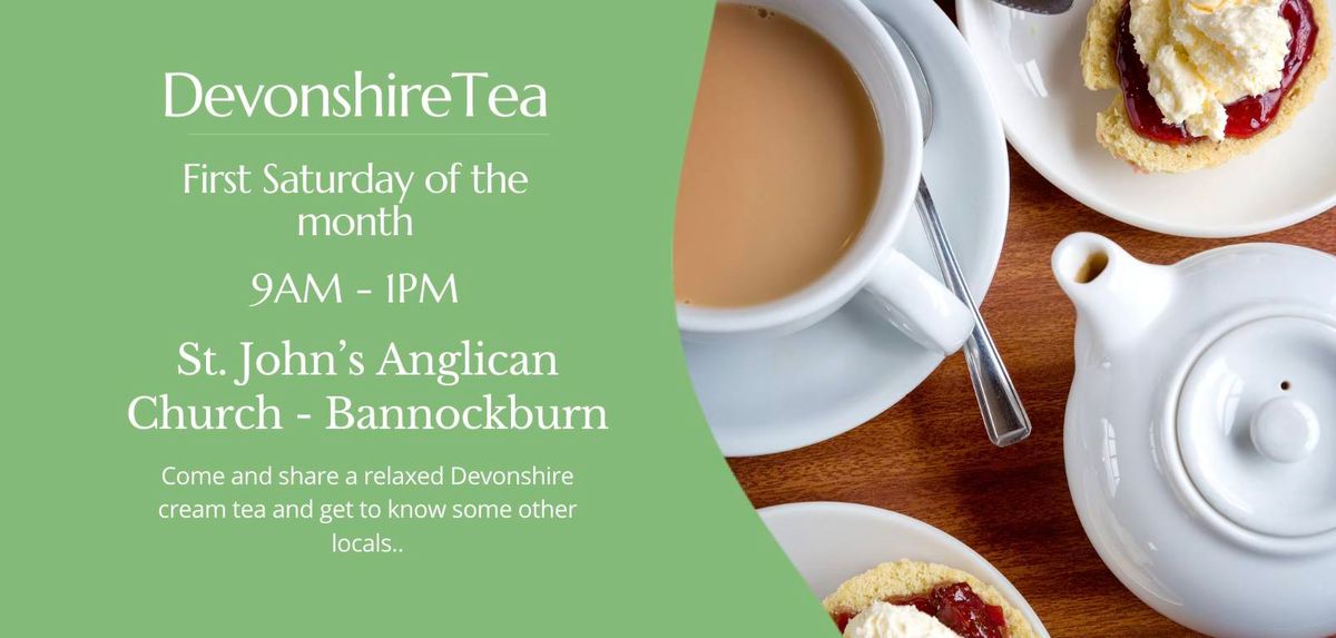 Devonshire Tea at the Bannockburn Anglican Church