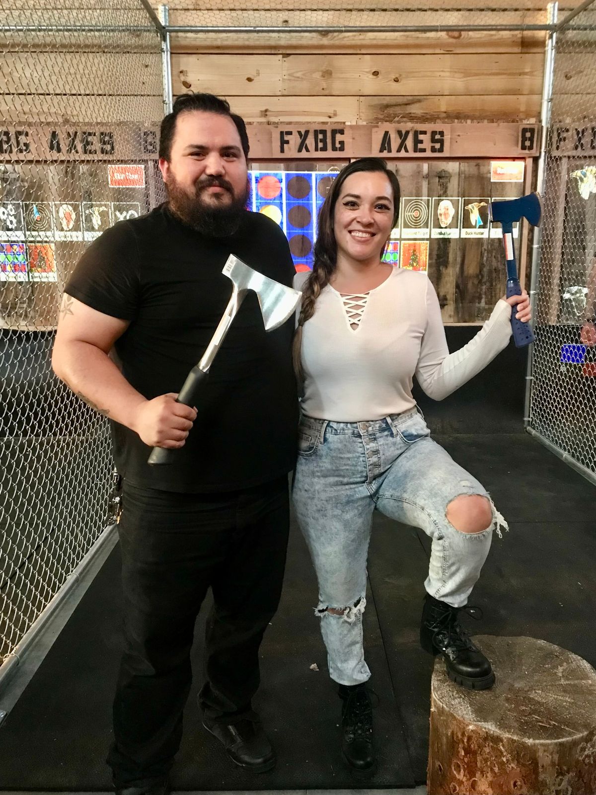 Teacher Night - Axe Throwing!