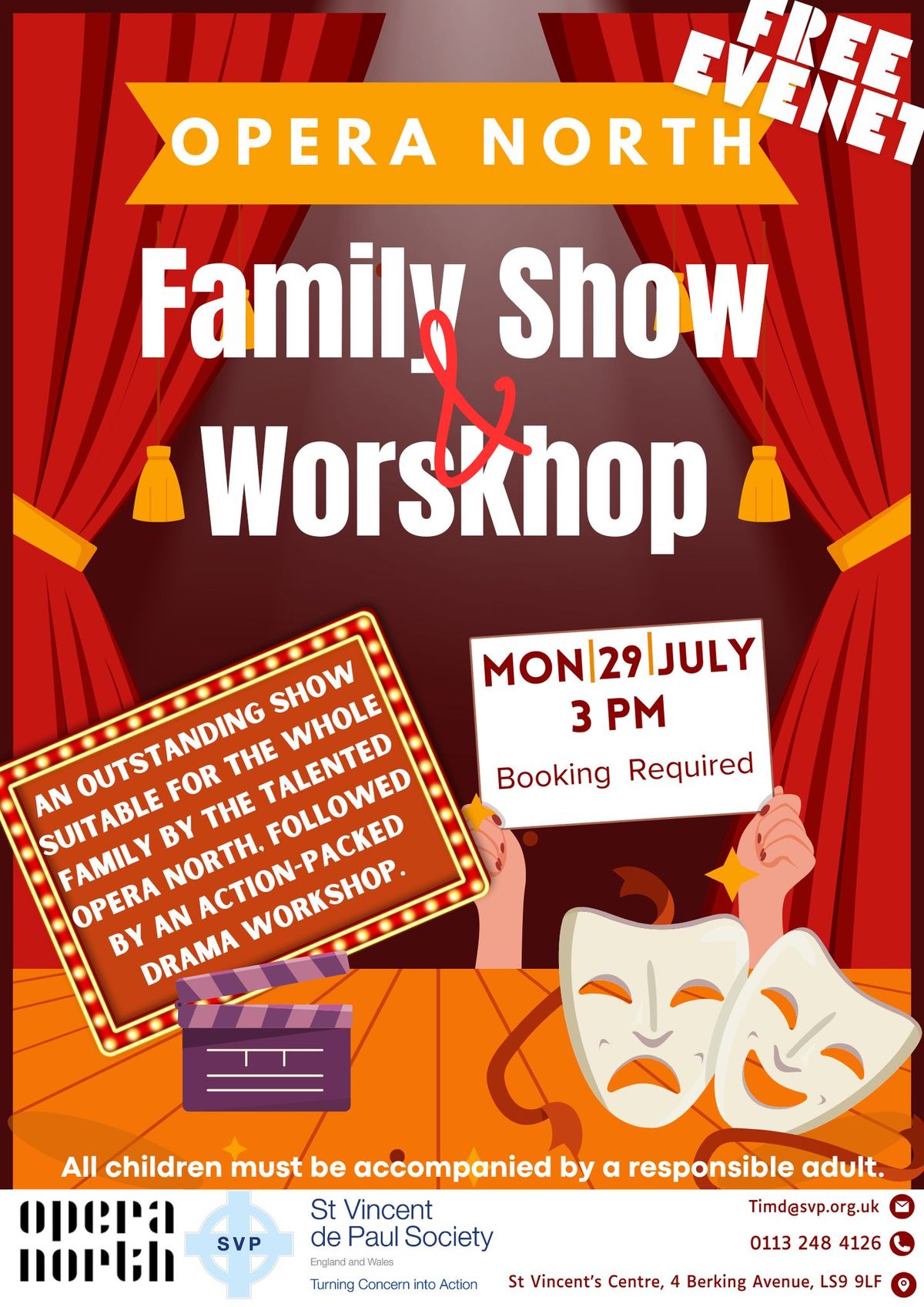 Opera North "Little Listeners Mini Vixen" Family Show & Workshop