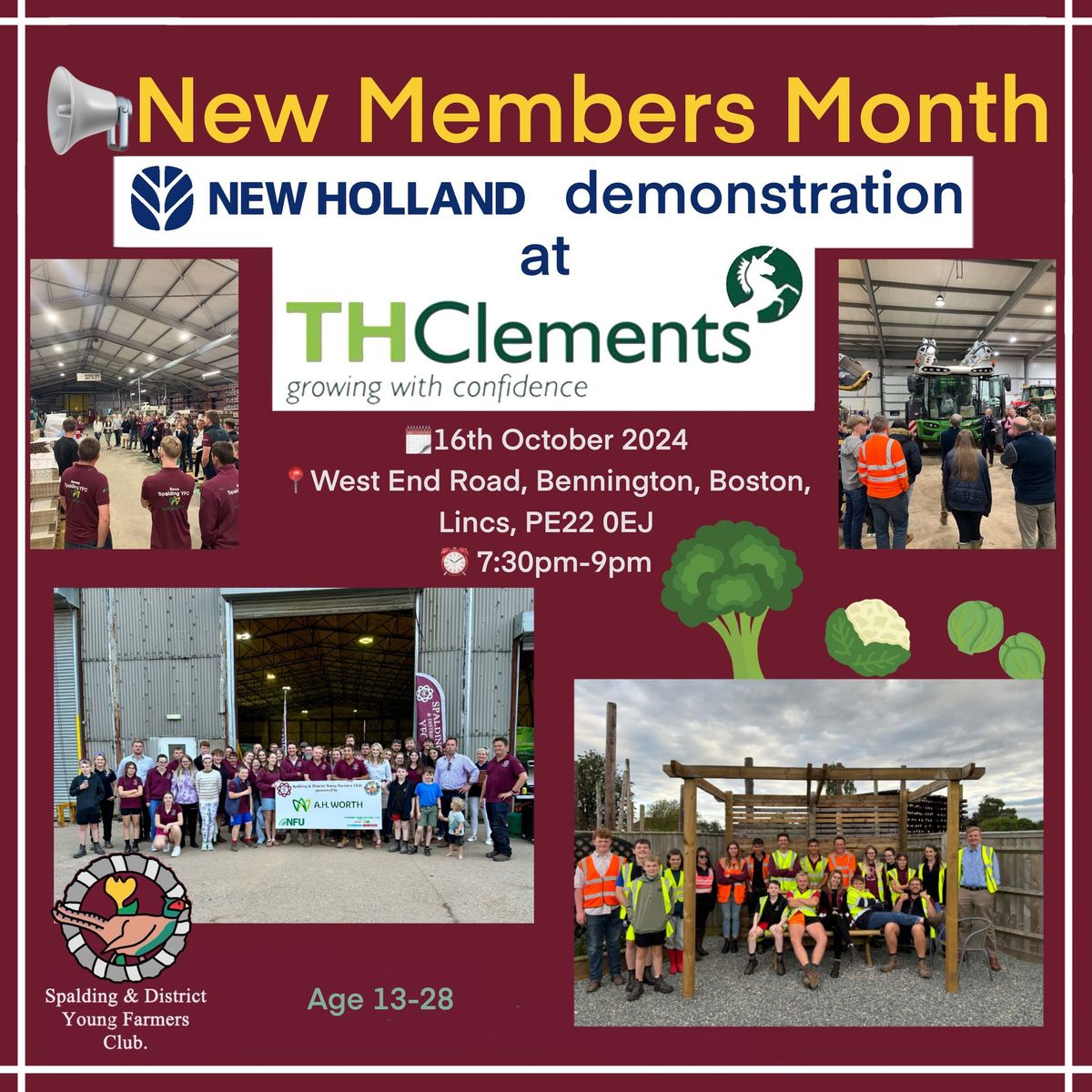 TH Clements and New Holland New Members Night! 