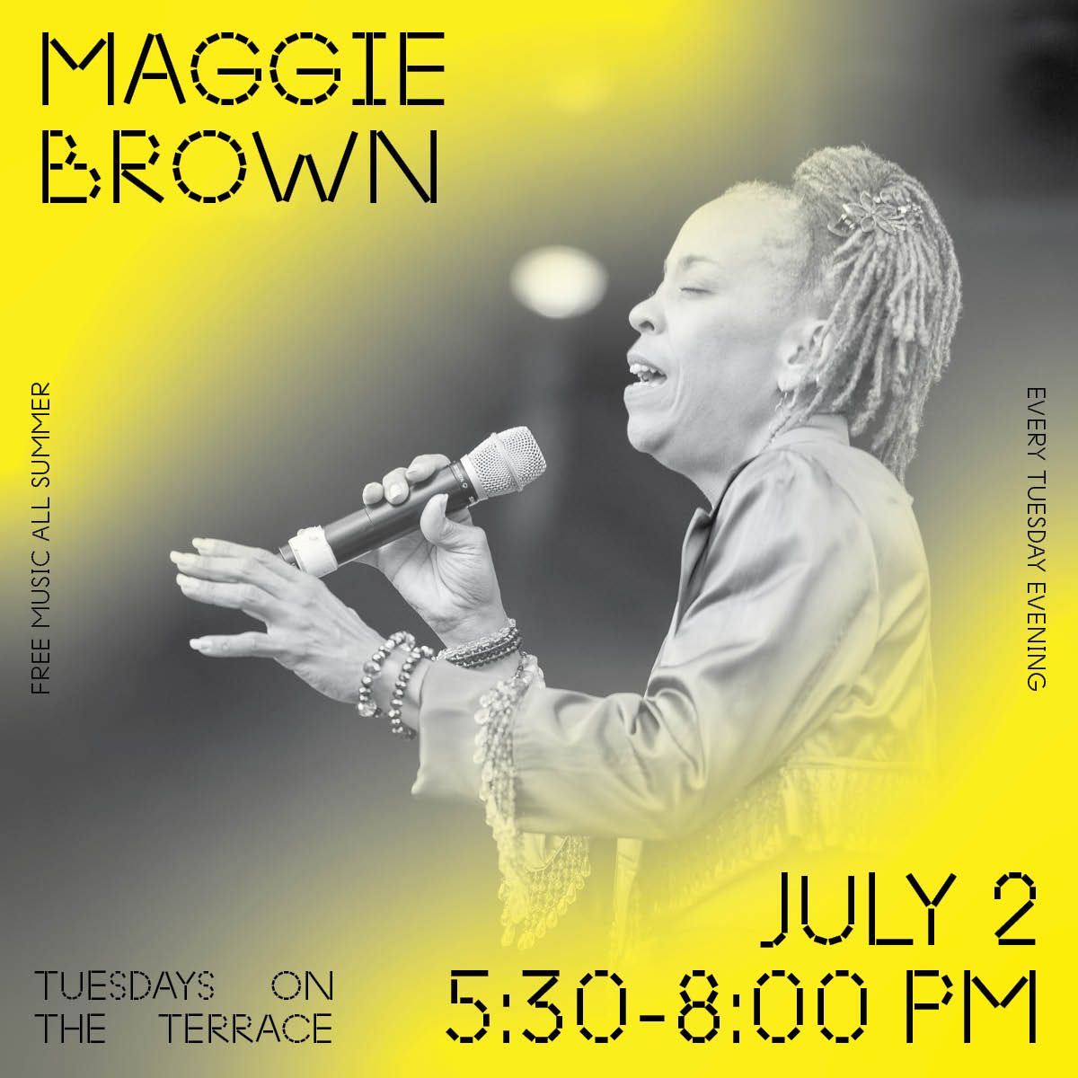 Tuesdays on the Terrace | Maggie Brown