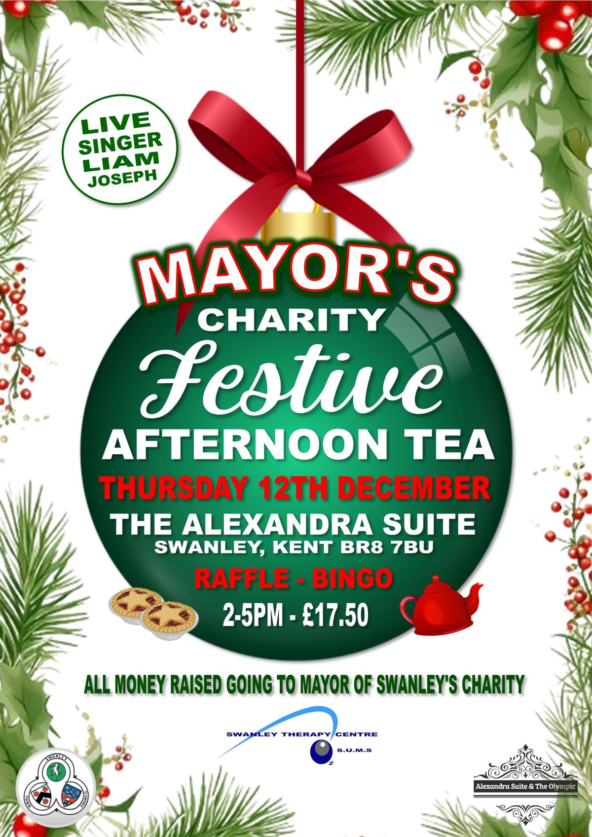 Mayor's Charity Festive Afternoon Tea