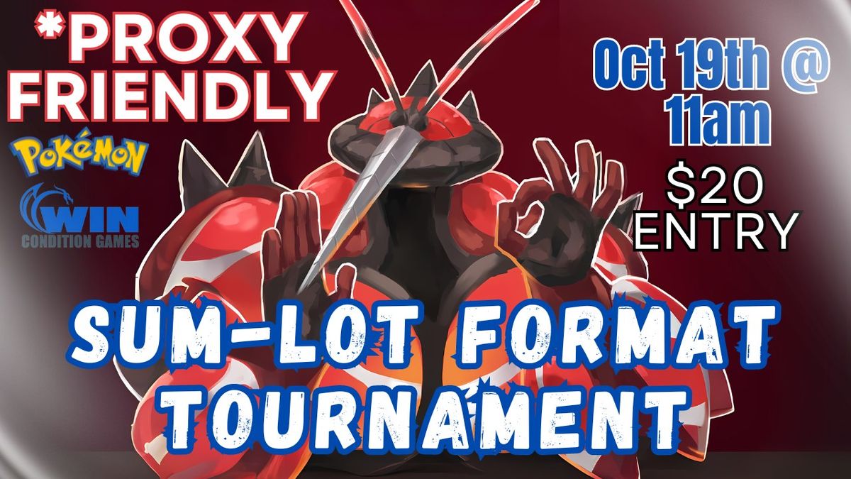 WCG SUM-LOT Format Tournament! Oct 19th