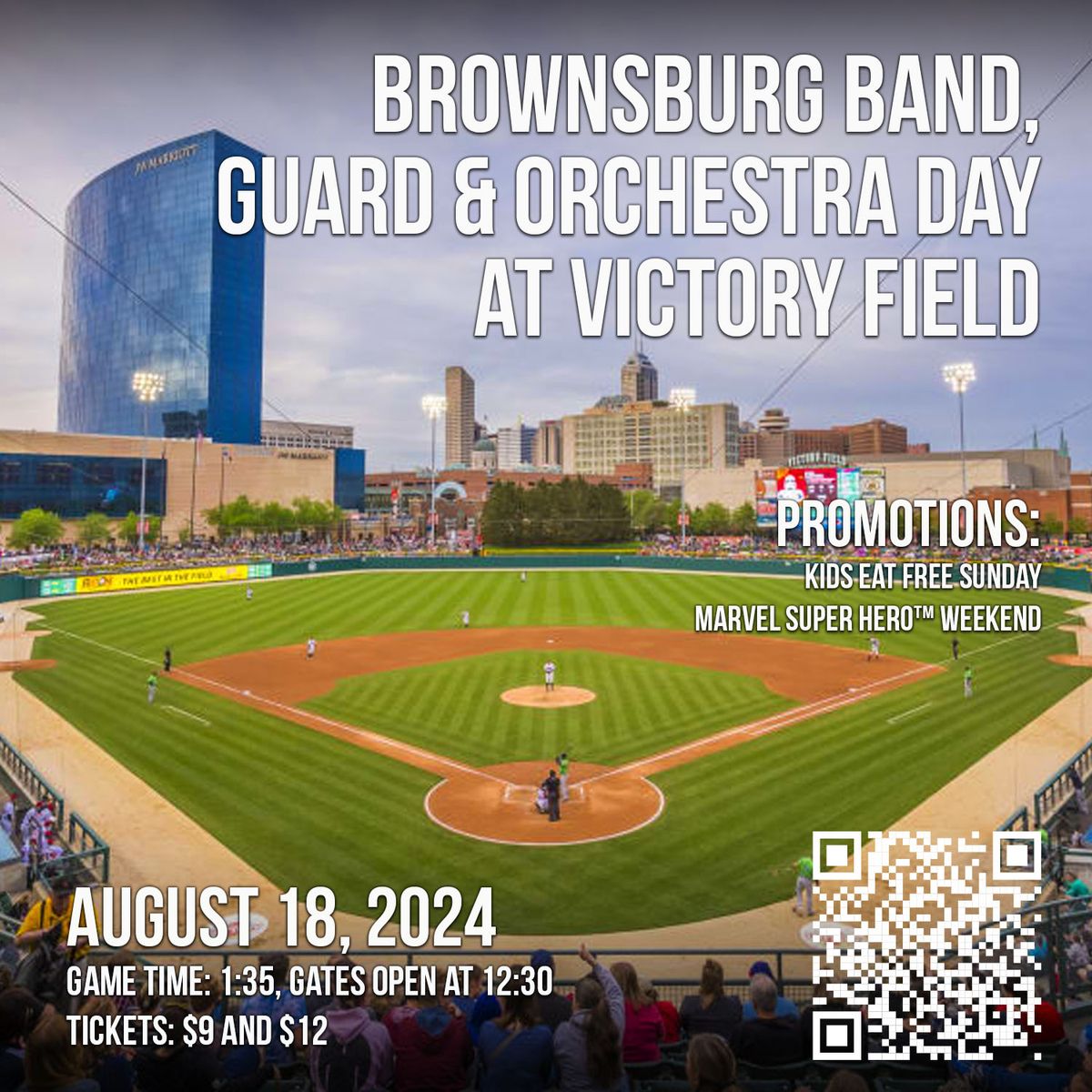 Brownsburg Band, Guard & Orchestra Day at Victory Field