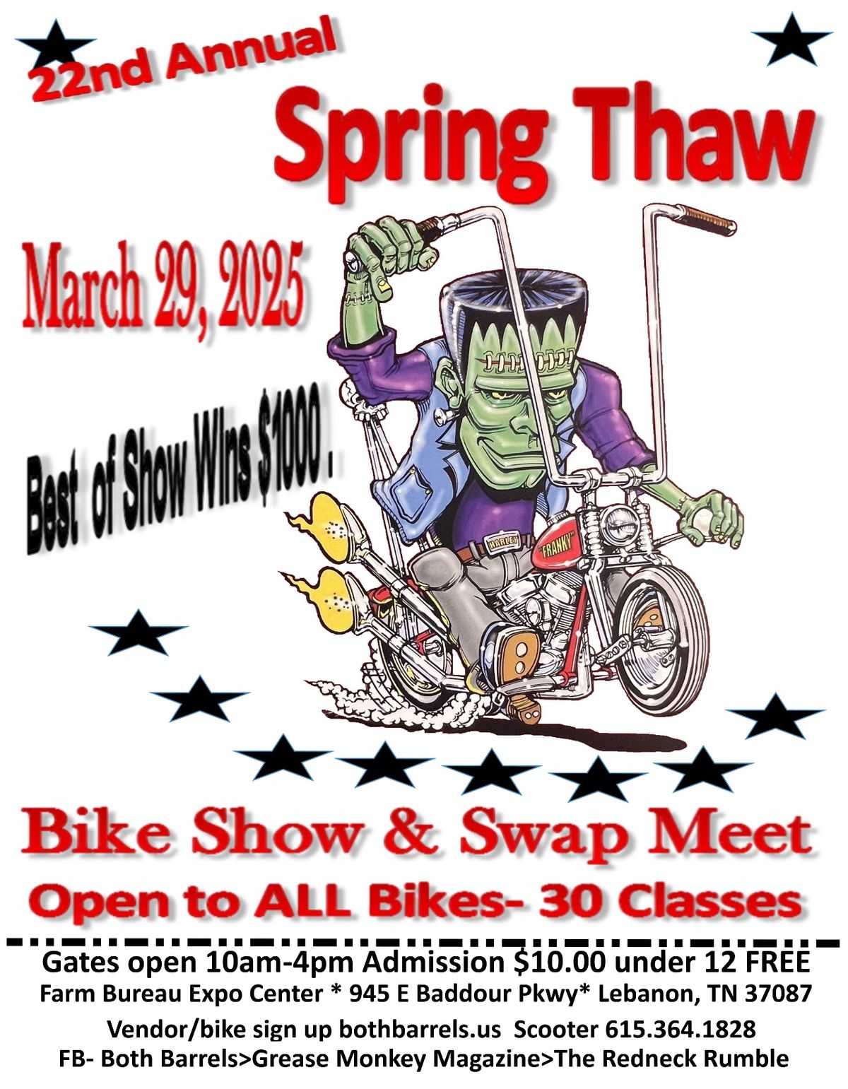 22nd Annual Spring Thaw Motorcycle Show & Swap Meet