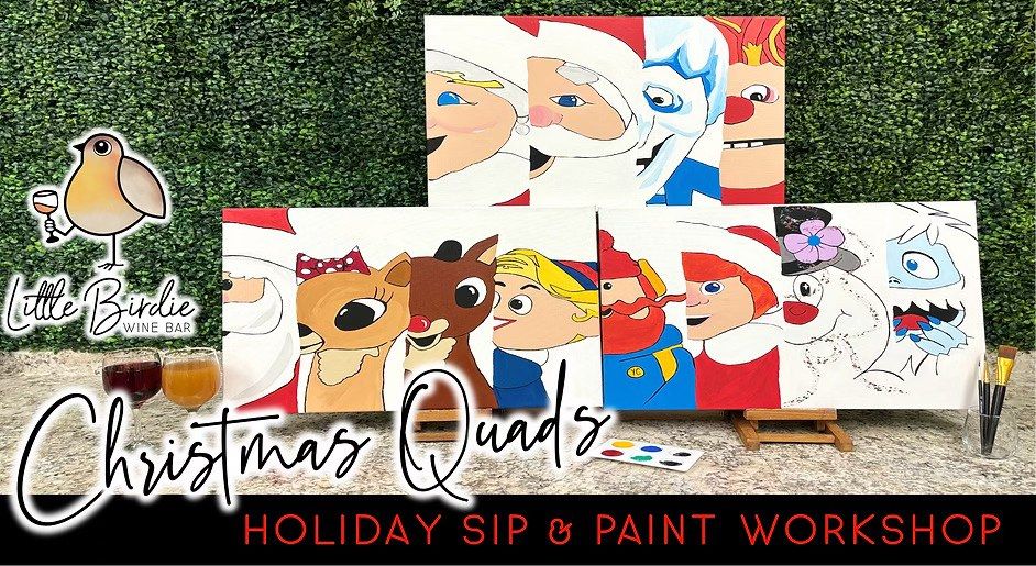 Christmas Quad | Canvas Sip & Paint Workshop (11\/22 @ 6:00pm)