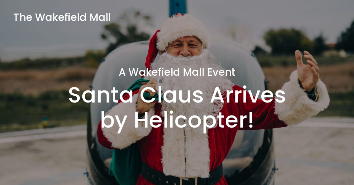 Santa Claus is Coming to Town, by Helicopter!