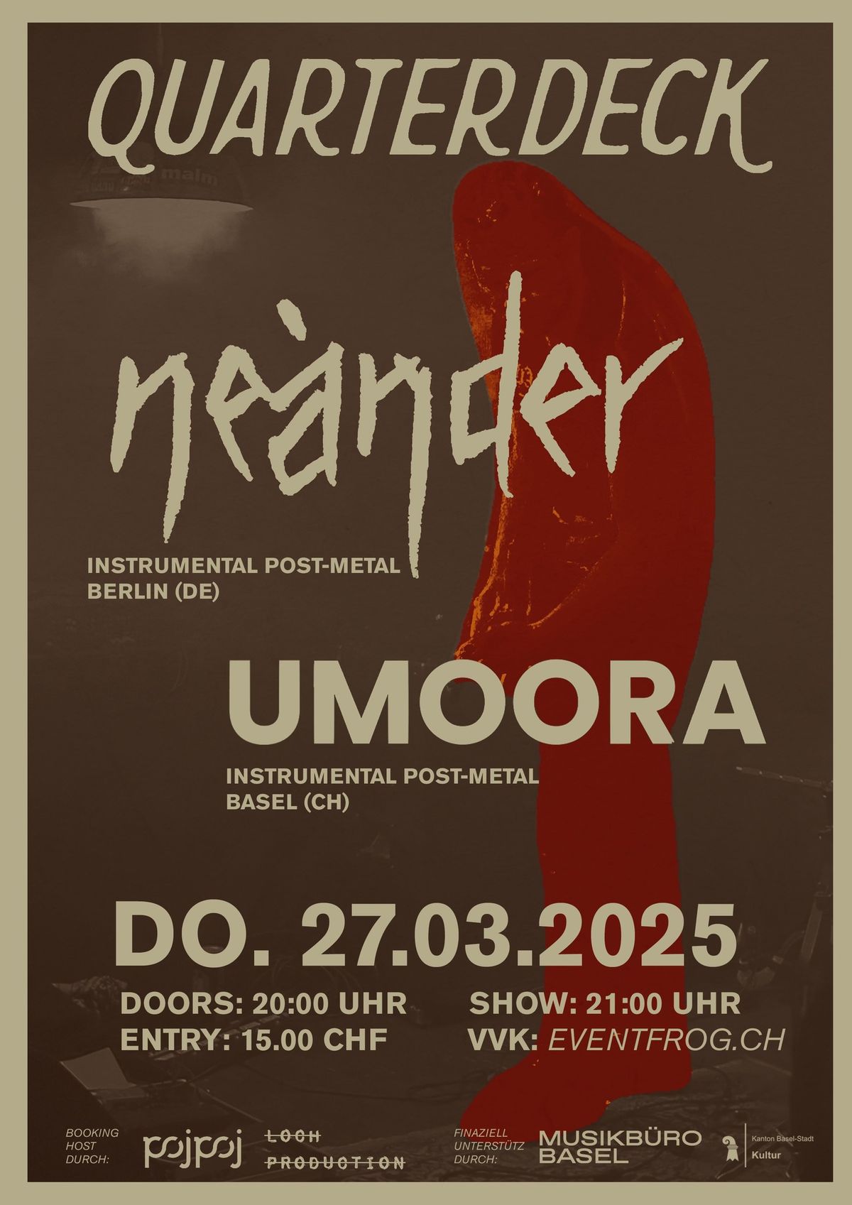 Konzert \/\/ NE\u00c0NDER + UMOORA 