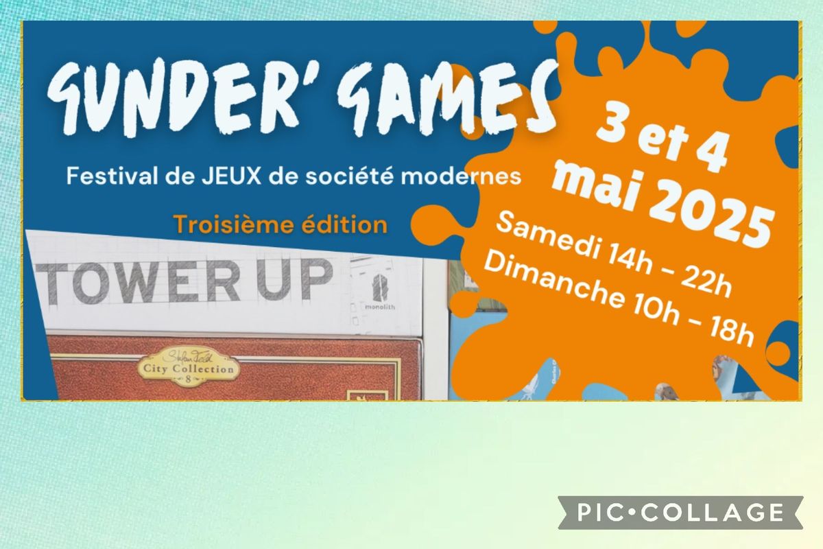 Festival de jeux de soci\u00e9t\u00e9 Les Gunder'Games