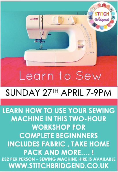 COMPLETE BEGINNERS SEWING MACHINE WORKSHOP LEARN TO SEW