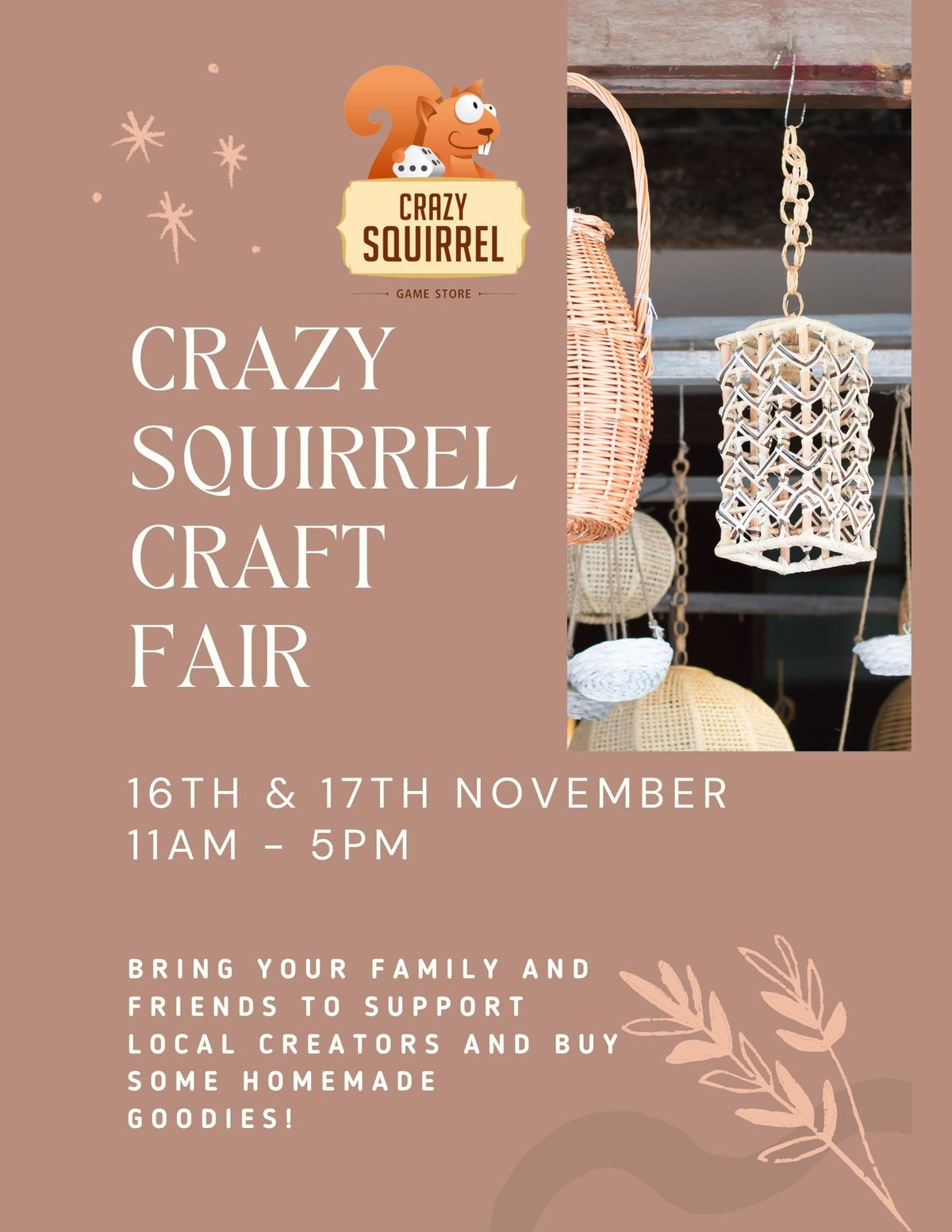 Crazy Squirrel Craft Fair