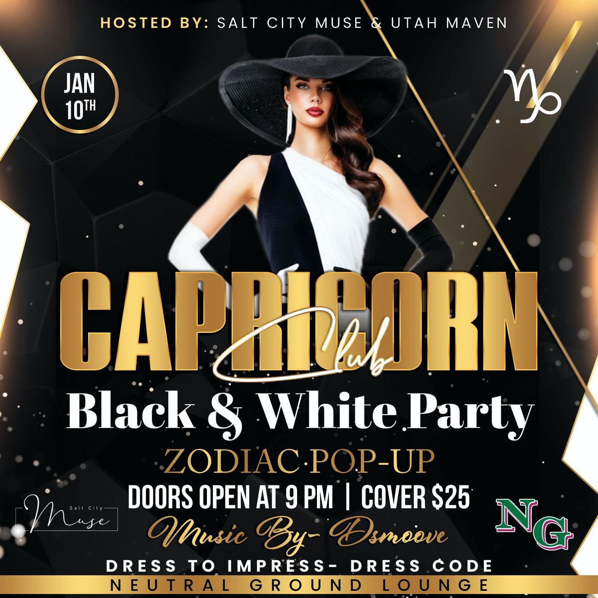 Capricorn Club - A Black & White Affair 