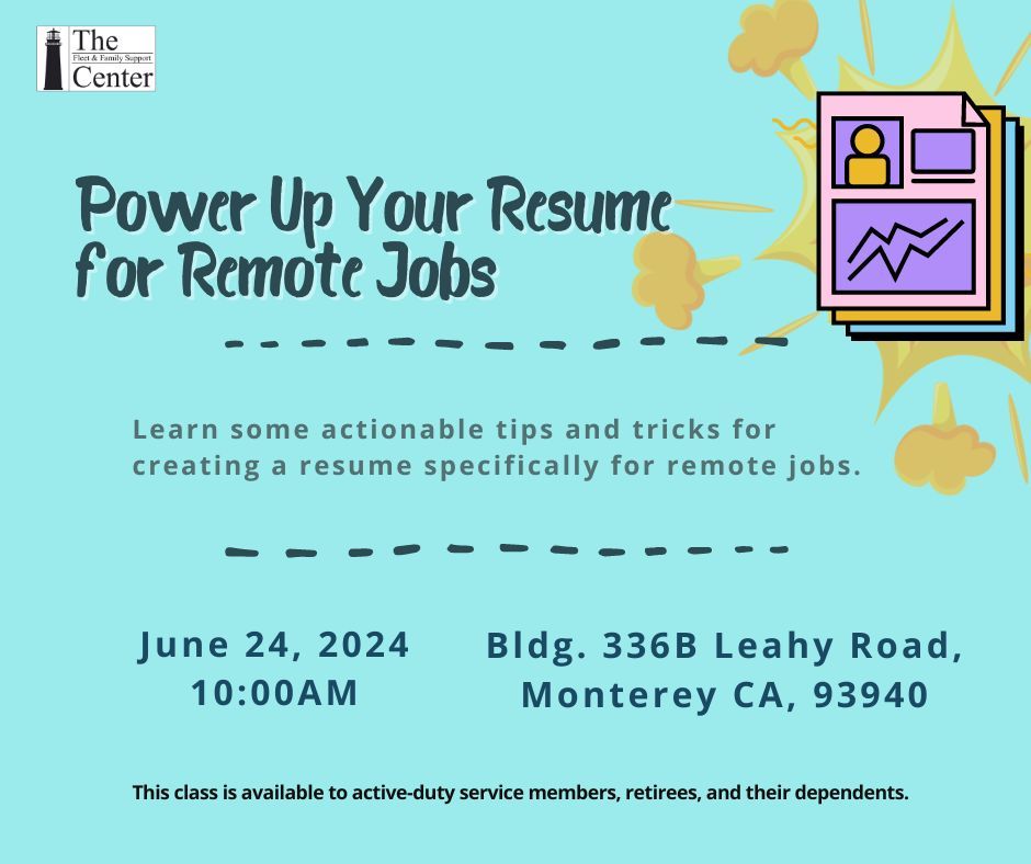 Power Up Your Resume for Remote Jobs