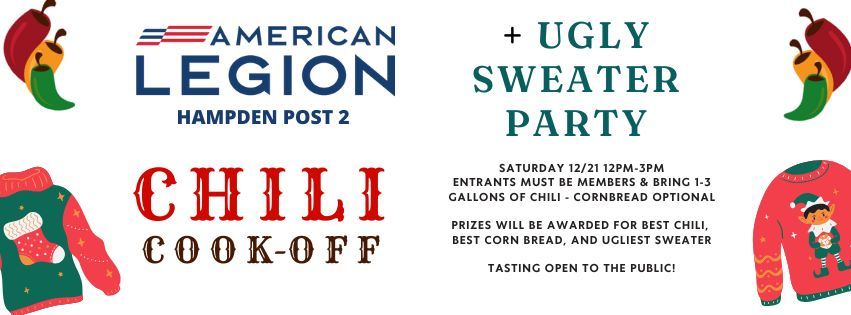 Christmas Chili Cookoff and Ugly Sweater Party