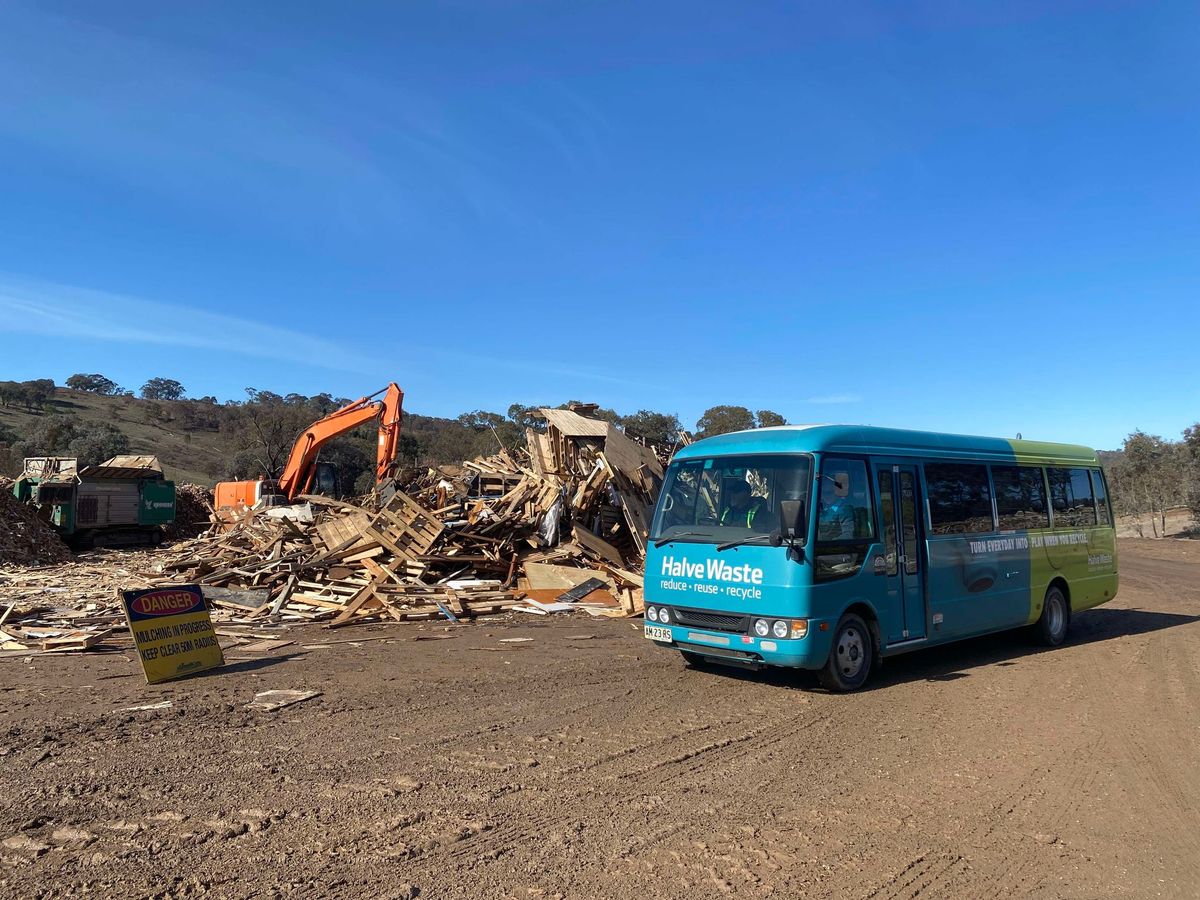 Second Summer School Holiday Tour of the Albury Waste Management Centre 