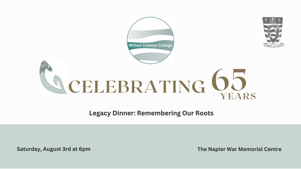 Legacy Dinner: Remembering Our Roots