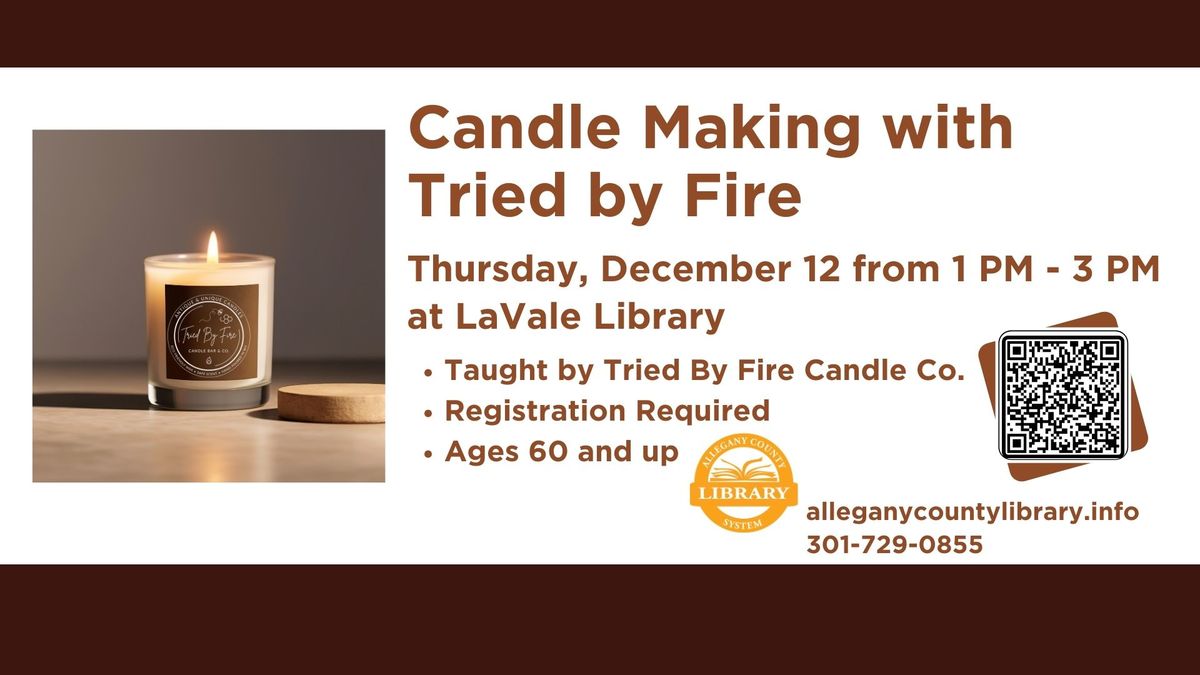 Candle Making at LaVale Library