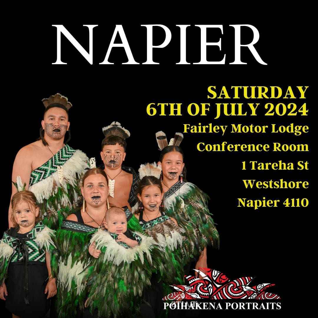 Napier Maori Portrait Day - Ahuriri - Saturday 6th of July 2024