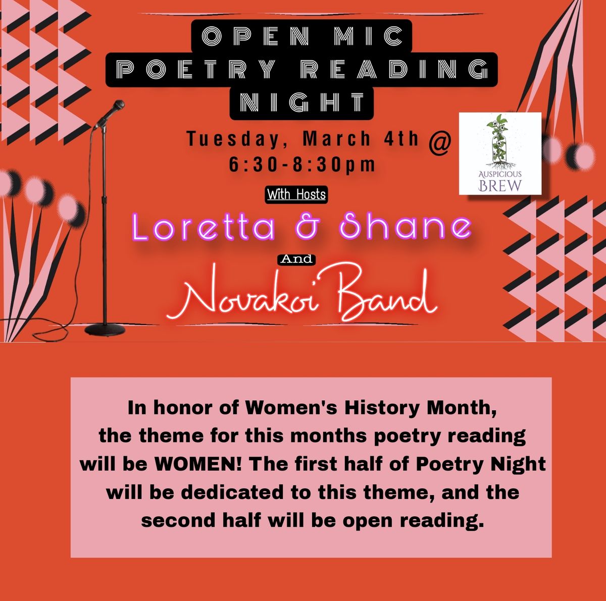 Open Mic Poetry Reading Night