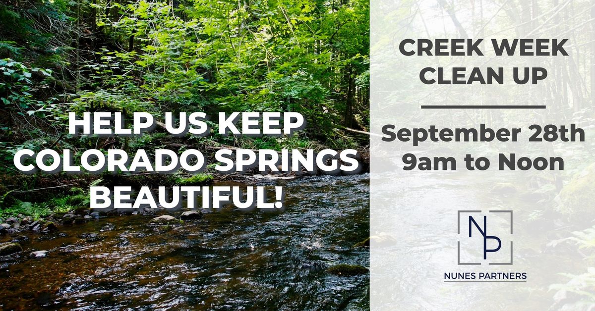 "Creekwalk" Creek Week Cleanup