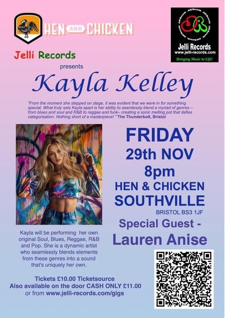 Jelli Records present Kayla Kelley