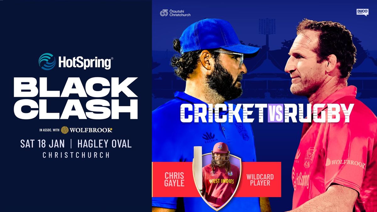 Hot Spring Spas T20 Christchurch Black Clash In association with Wolfbrook