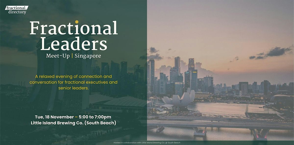 Fractional Leaders Meetup: Singapore