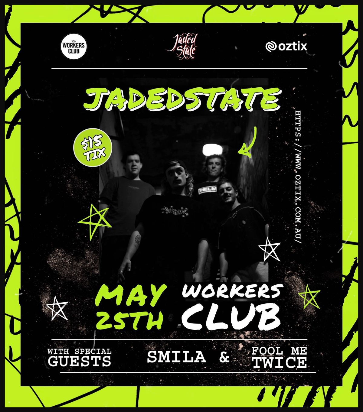 Jadedstate | LIVE & LOUD at The Workers Club 