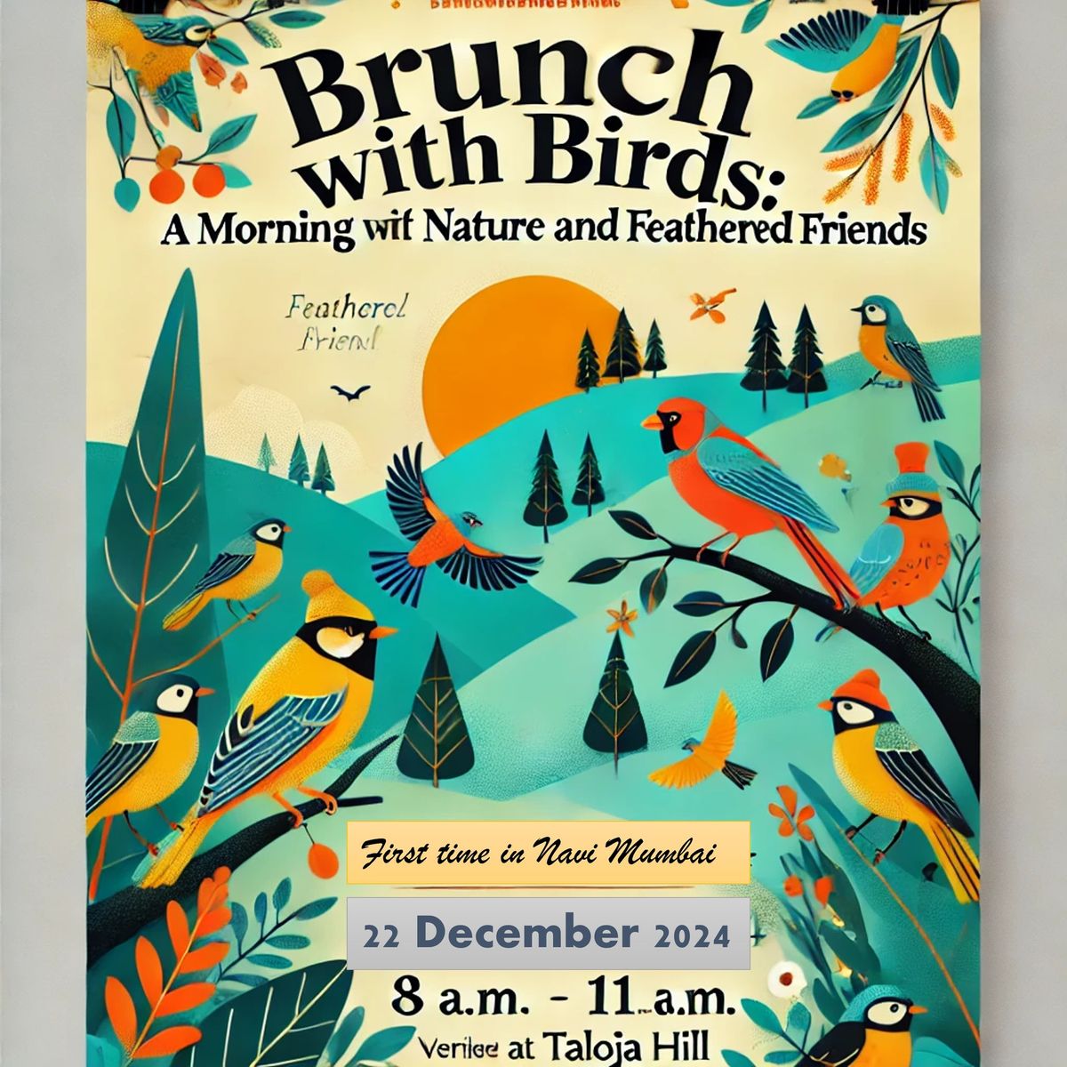 Brunch with Birds in Kharghar