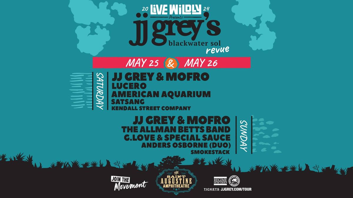 Live Wildly presents JJ Grey's Blackwater Sol Revue - featuring JJ Grey & Mofro, Lucero, & More