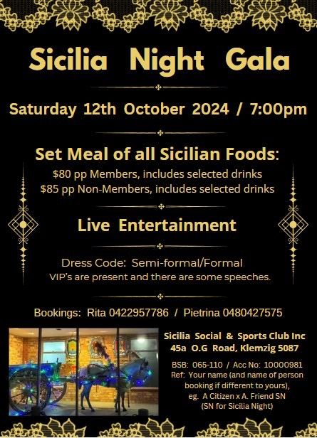 Sicilia Night Gala Event