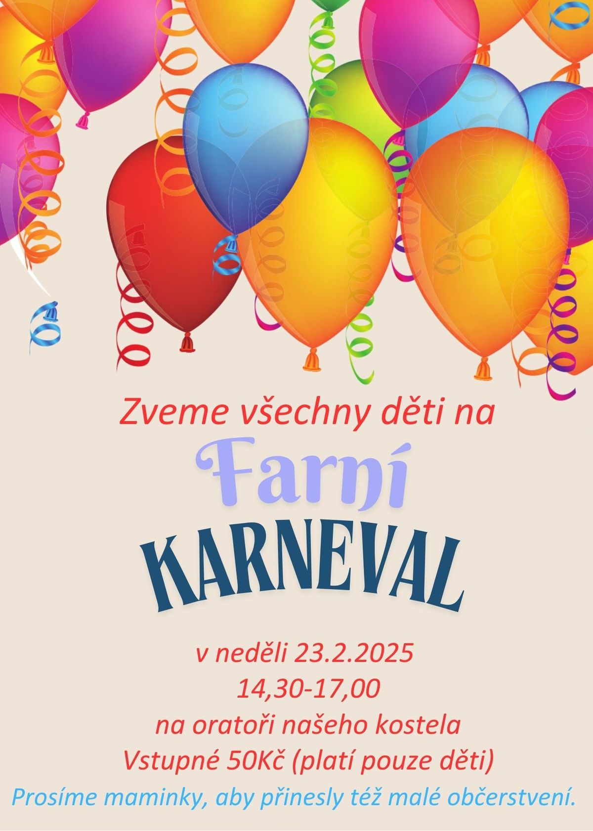 Karneval pro d\u011bti