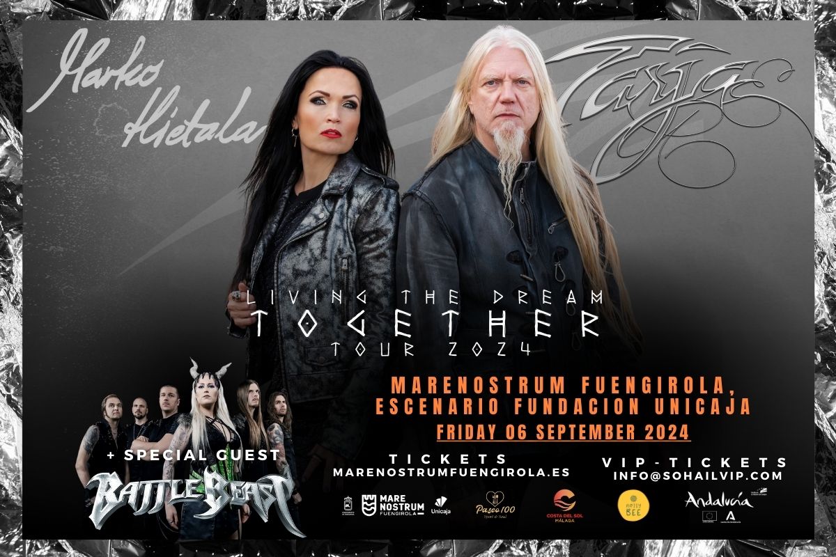 Tarja Turunen & Marko Hietala - LIVING THE DREAM TOGETHER TOUR with Special guest Battle Beast 