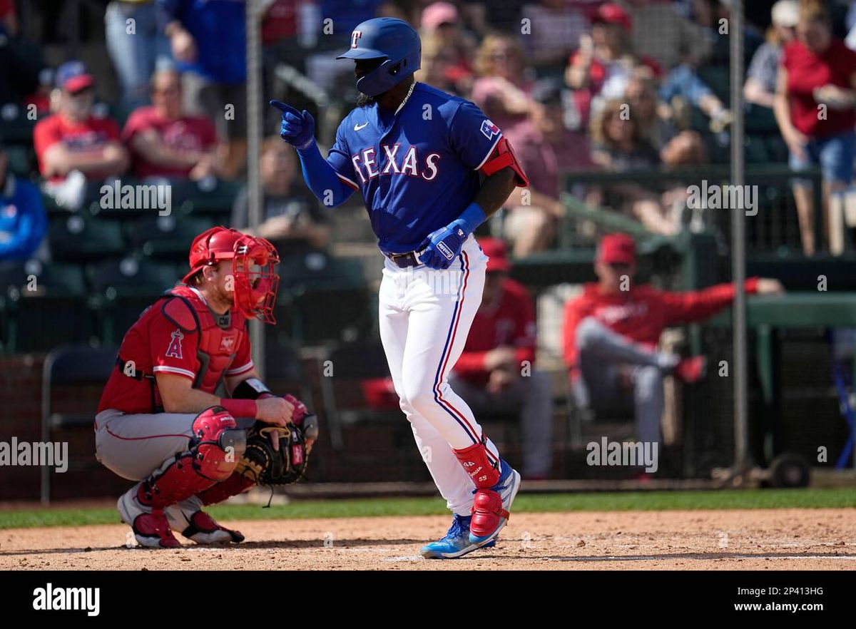 Spring Training: Texas Rangers at Los Angeles Angels