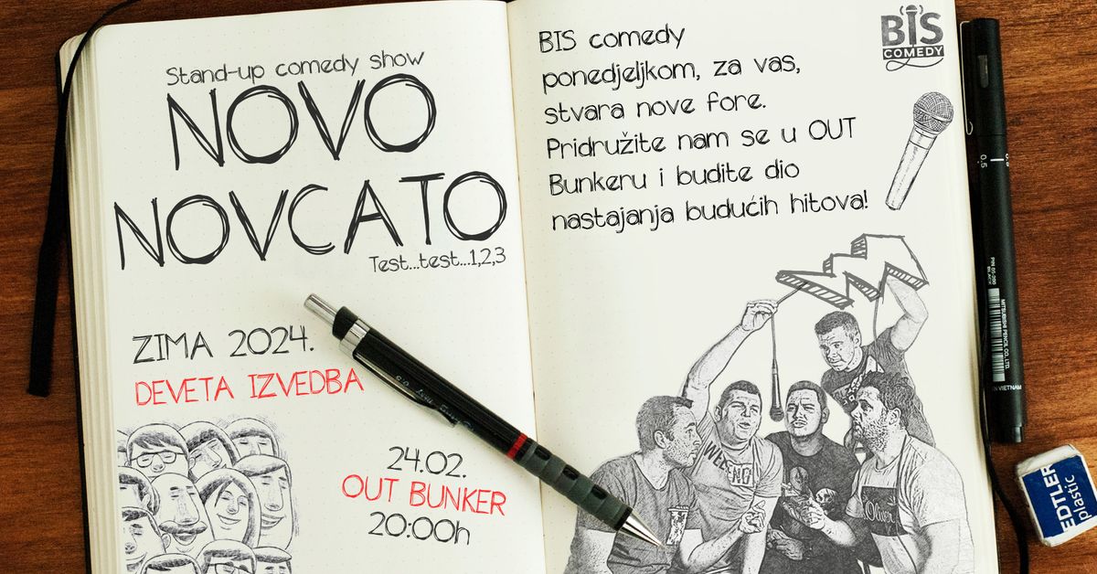 Stand-up show: "NOVO NOVCATO \/ ZIMA" - Deveta izvedba