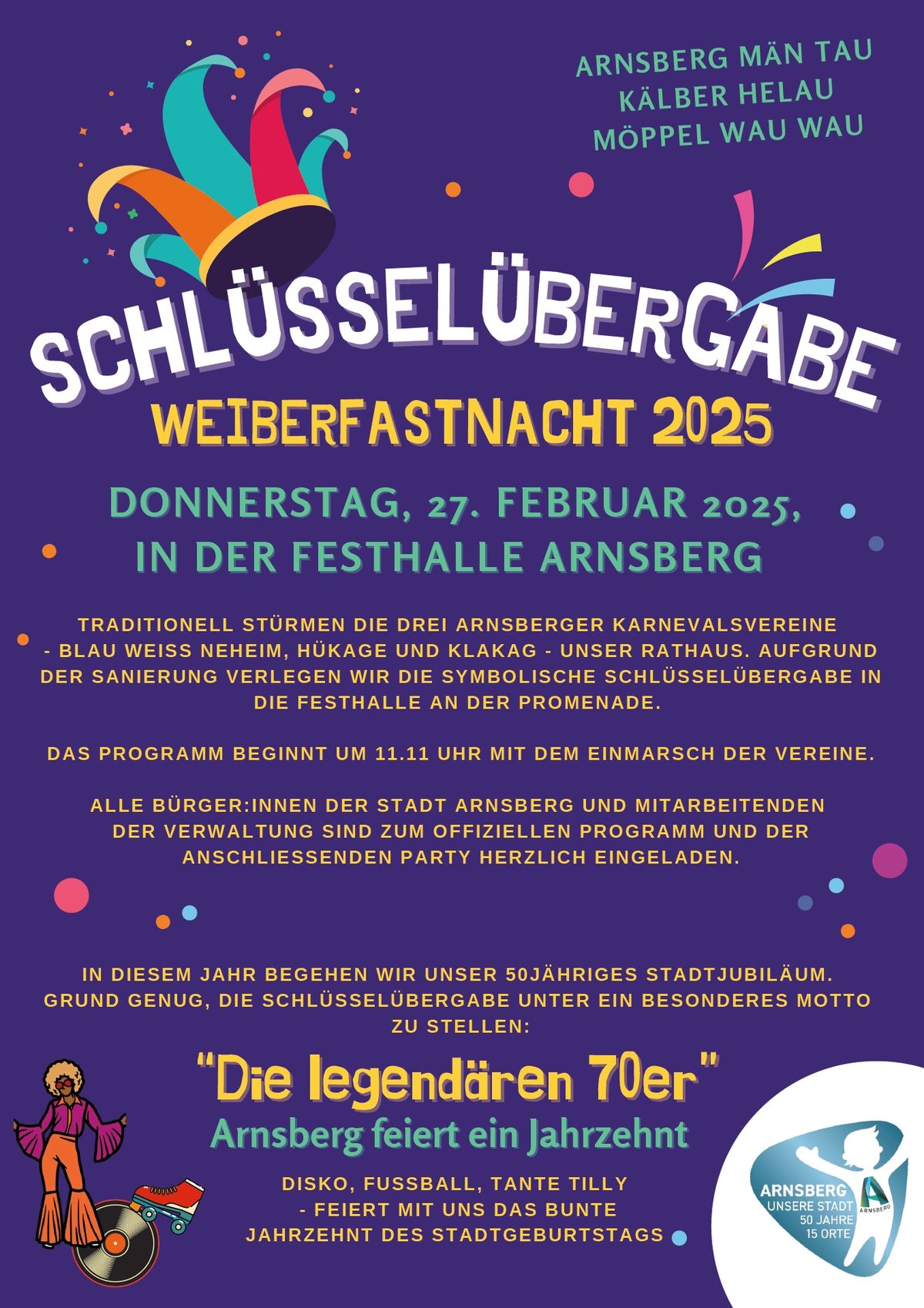 Weiberfastnacht in der Festhalle