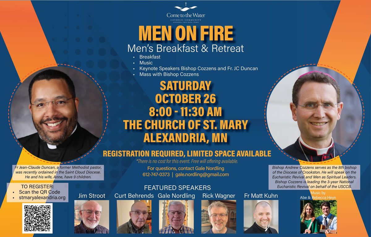 Men on Fire, Men's Breakfast & Retreat