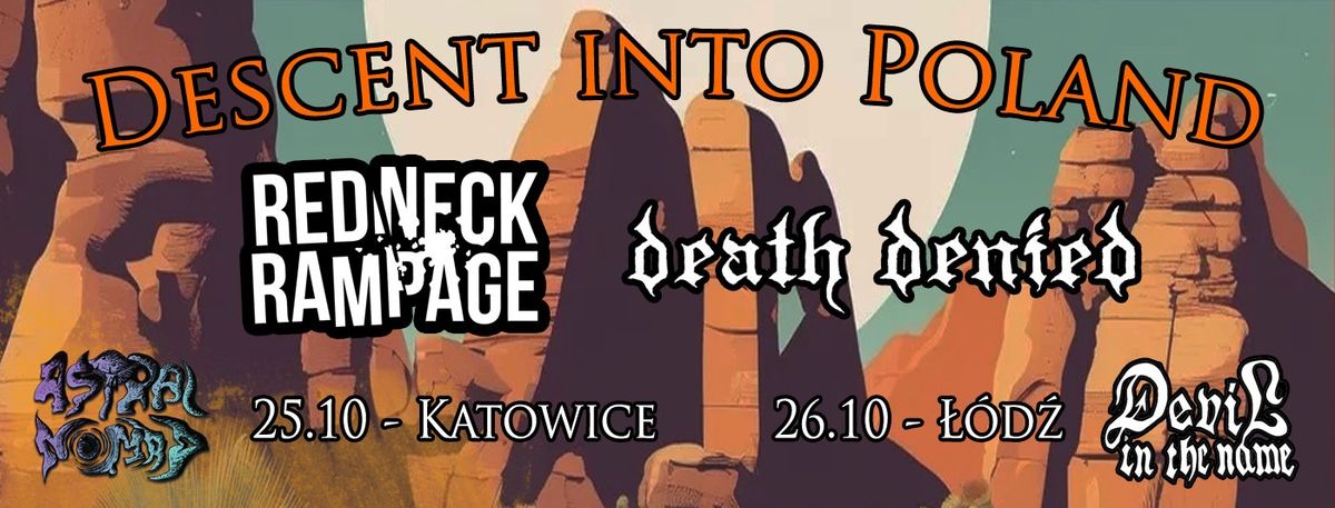 REDNECK RAMPAGE (Estonia) + DEATH DENIED + DEVIL IN THE NAME