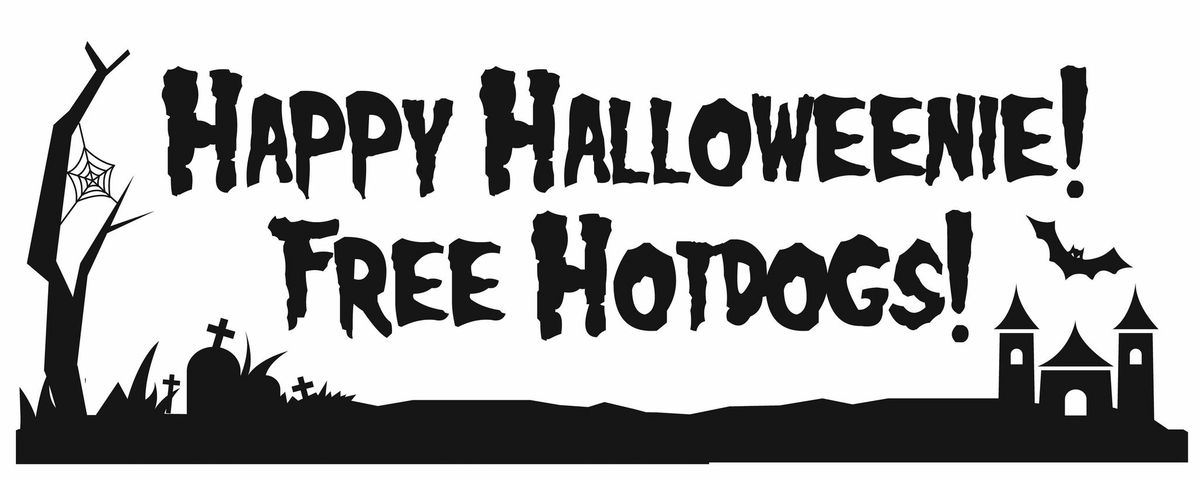 Happy Halloweenie! - Free hot dog!