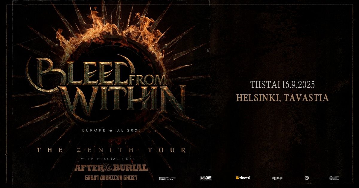 Bleed From Whitin (UK) \/ Tavastia-klubi