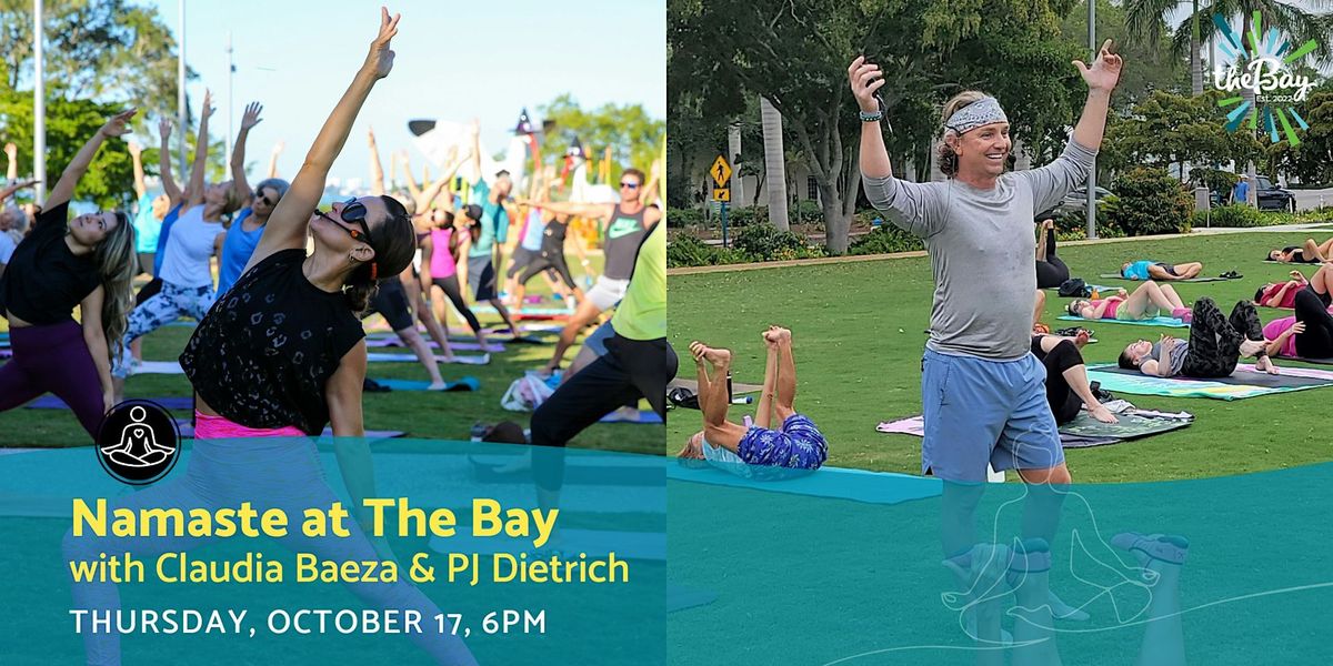 Evening Namaste at The Bay with Claudia Baeza & PJ Dietrich