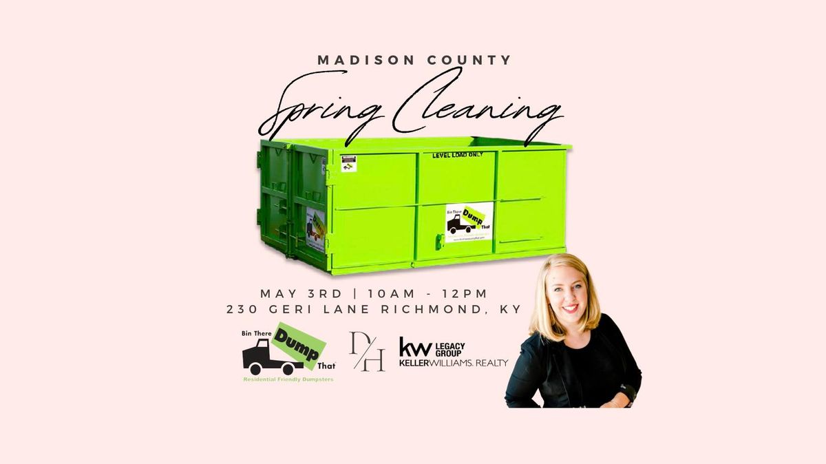 2025 Madison County Annual Spring Cleaning Event