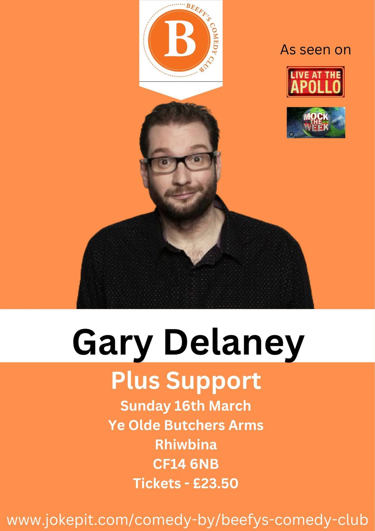 Beefy\u2019s @ The Butcher\u2019s - Gary Delaney