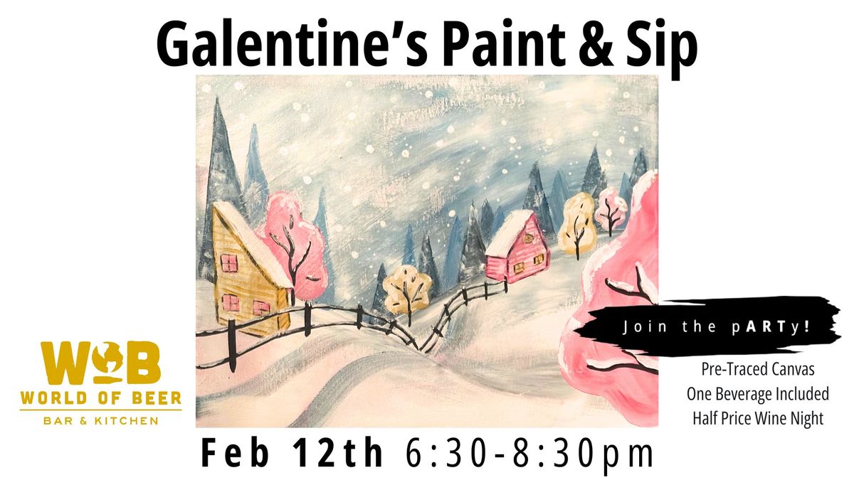 Galentine's Paint & Sip at WOB GSO