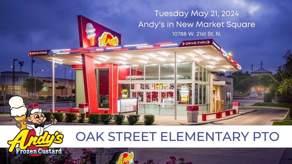 Oak Street Elementary PTO Fundraiser at Andy's